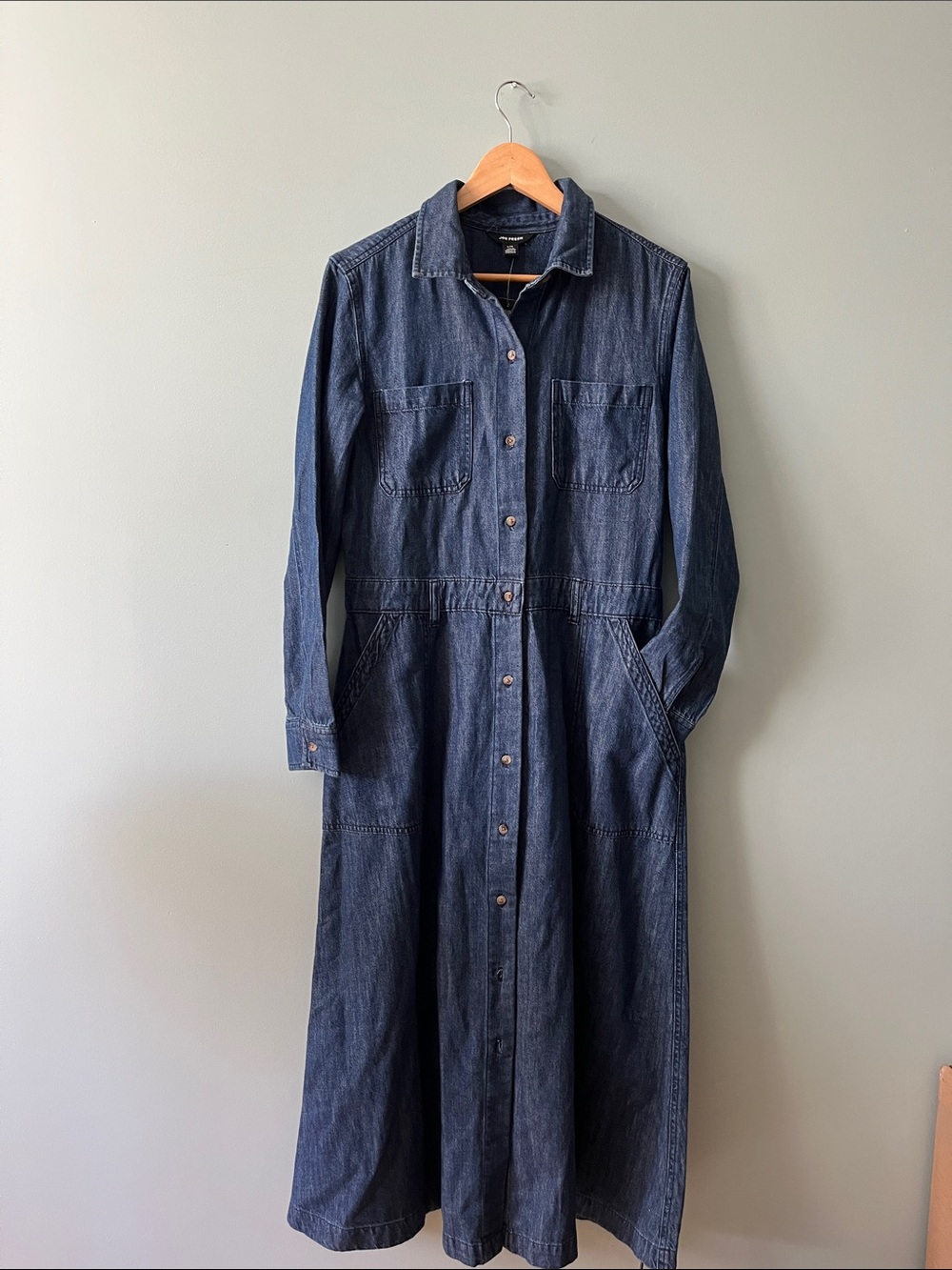NWT Joe Fresh denim maxi. Large